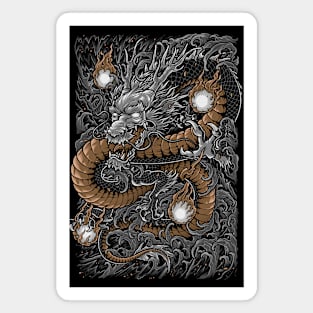 Dragon Japanese Tattoo Magnet